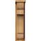 Ekena Millwork New Brighton Rough Sawn Corbel w/Backplate, Western Red Cedar, 6"W x 12"D x 24"H COR06X12X24NEB01RWR - alternate 4